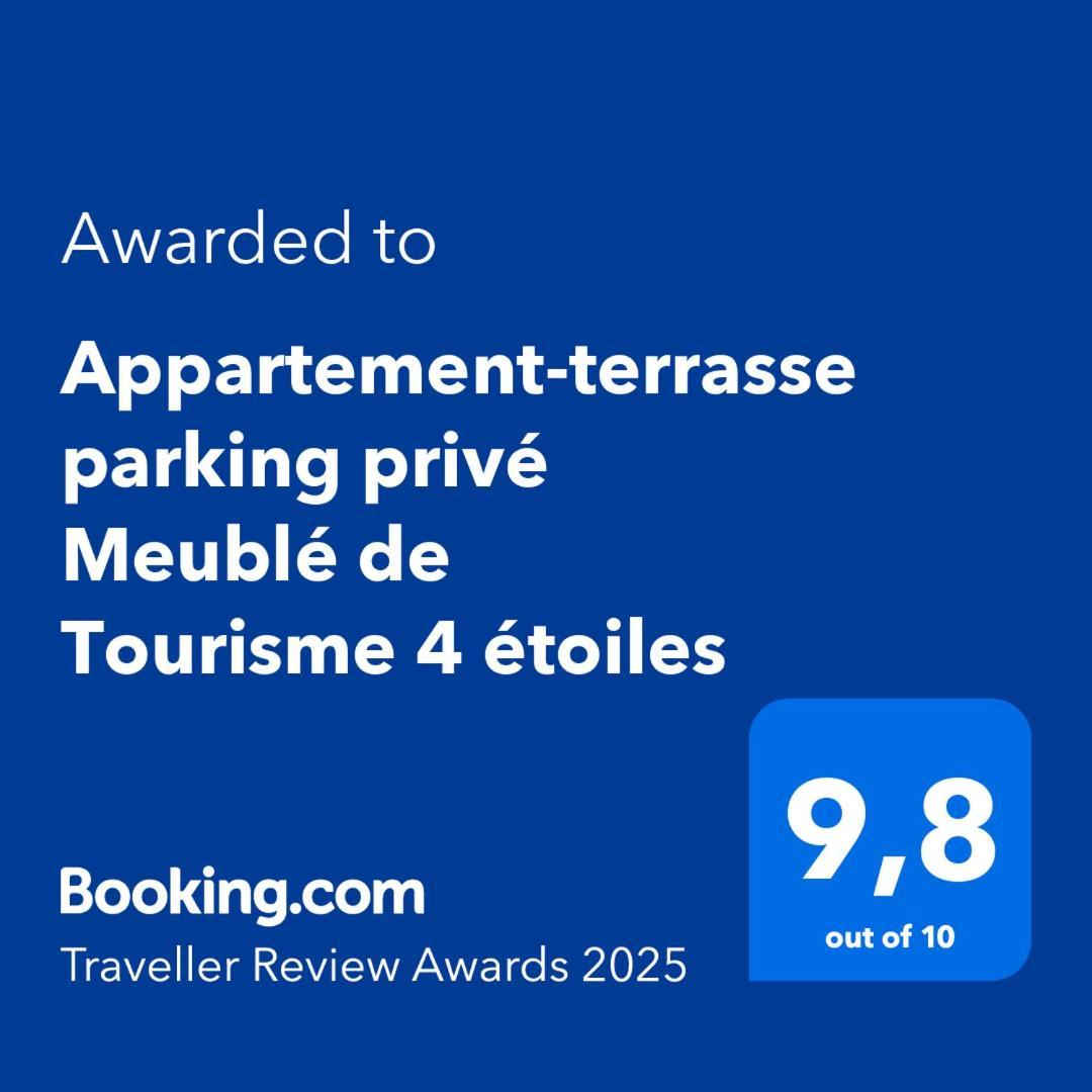 Appartement-Terrasse Parking Prive Meuble De Tourisme 4 Etoiles Belfort Exterior foto